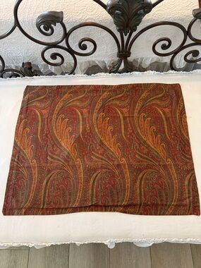 Pair of Ralph Lauren “Great Barrington” Paisley Standard Shams